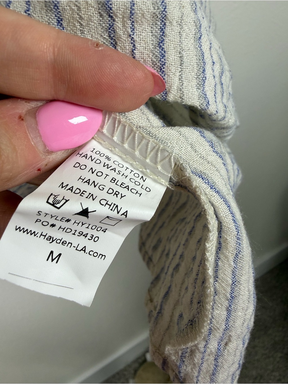 Striped Ruffle Strap Tank Top - Picture 5 of 7